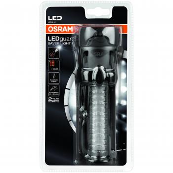 Linterna Osram LEDSL101 LEDguardian® Saver Light Plus - Lámpara de socorro, tecnología LED, diseño compacto, batería recargable, luz de emergencia, función de linterna portátil