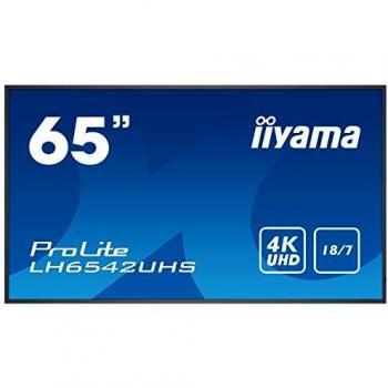 Iiyama ProLite LH6542UHS-B3 64.5 LED IPS UltraHD 4K Display for Digital Signage