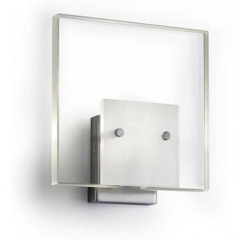 Aplique de pared satinado GLASS níquel mate Knapstein