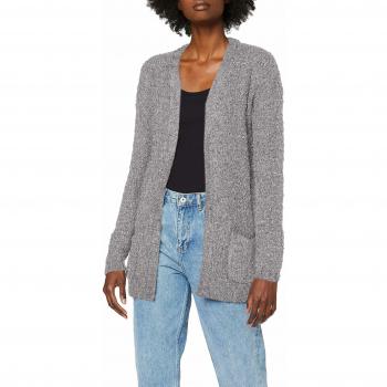 Jacqueline de Yong NOS JDYDELIGHT L/S Noos Cardigan KNT, Gris