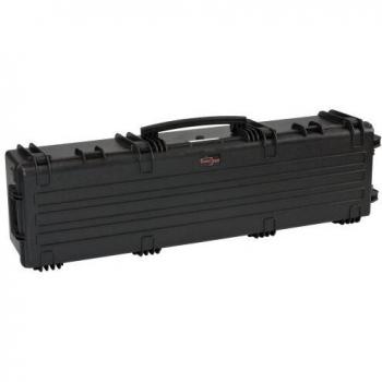 Maleta Estanca Explorer 13527 de Polipropileno Negro con Espuma y Ruedas, Dimensiones 1430 x 415 x 296mm, Peso 11.7kg
