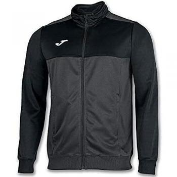 Joma Winner Sudadera, Niños, Antracita/Negro, 6XS