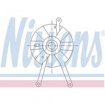 Nissens 85463 Ventilador, Condensador del Aire Acondicionado