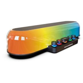 Barra de Sonido Gaming Nova URSAE GS205 - Inalámbrica Bluetooth 5.3, RGB LED, Compacta 10W