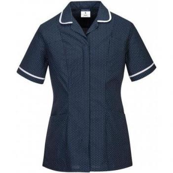 Túnica de trabajo elástica clásica para mujer Portwest L azul oscuro