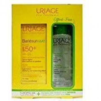 Uriage Uriage Bariesun Mat Fluide Spf50 50 ml + Agua Micelar para Piel Grasa 100 ml - 150 ml