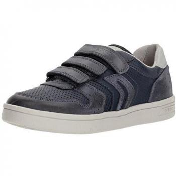 Geox Boy's J DJROCK B Sneaker, Navy Blue, 12.5 UK Child