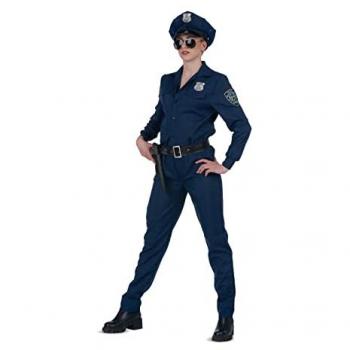 Disfraz de Policía para Adultos XL con Gorra, Camisa, Pantalón y Cinturón con Pistolera