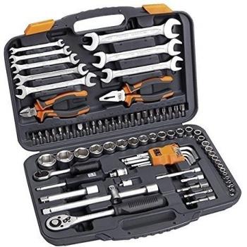 HR 170765 Juego Combinado Llaves Vasos 83 Piezas, 0 V, Set
