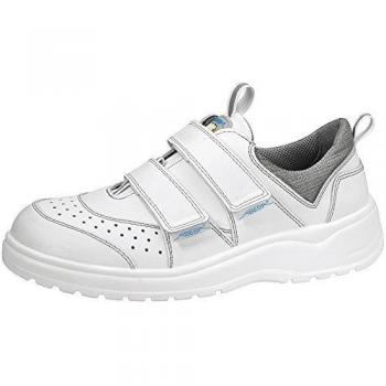 Abeba trabajo zapato de trabajo 1120 cuero transpirable bacteriostático antiestático CE blanco EN ISO 20347:2012 O1 FO SRA siehe Abbildung Talla:48