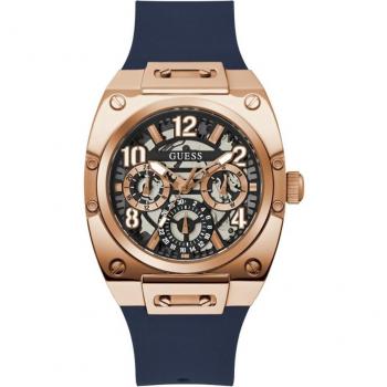 Reloj de hombre Guess Prodigy GW0569G3 de silicona y correa azul (Ø 43 mm)