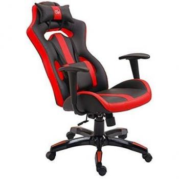 MUVIP Silla Gaming GM500 Negro/Rojo
