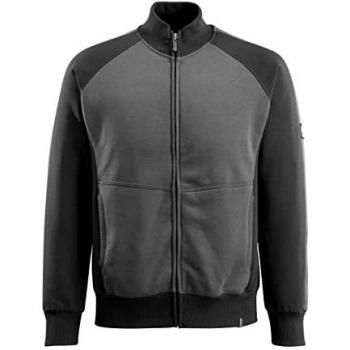 Sudadera con Cremallera Mascot Amberg 50565, Color Antracita Oscura/Negro, Talla L