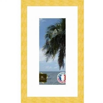 Marco de fotos de pared 33/14 x 14 x 33 marco, moderno, 2,3 cm de longitud, de madera, madera, Jaune Moutarde-16, Passe-Partout Super Blanc