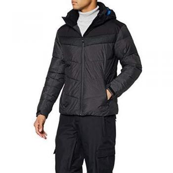 CMP Chaqueta para hombre con capucha y cremallera 39K2967 Nero Mel. 58