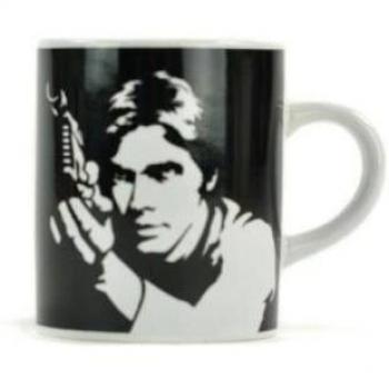 Taza de café con diseño de Han Solo de Never Tell Me The Odds.