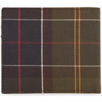 Billetera Clásica Barbour de Tartan para Hombre - Color Marrón - Tamaño Único