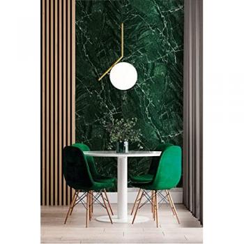 Papel Pintado Jaspe Verde - Rollo 55 x 300 cm