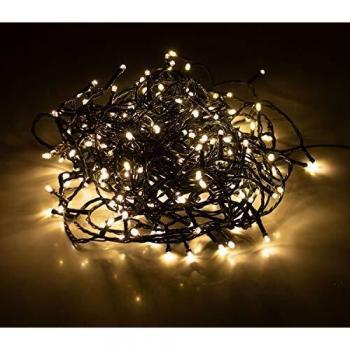 Guirnalda Fija de Luces LED 240 Leds Blanco Cálido 220V 21m IP44