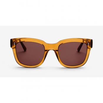 Messy Weekend LIV Brown Women's Sunglasses, Orange, Size 51