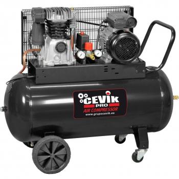Compresor de correa 100L 3HP 230V CEVIK PRO