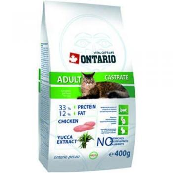 Ontario Cat Pienso Gatos castrados o esterilizados 400gr