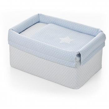 Bolín Bolón 1950241011100 - Textil para minicuna estrellitas, color azul