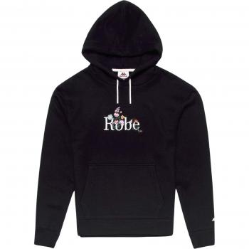 Kappa Mitiaro Hoodie Pullover Sweatshirt Black S