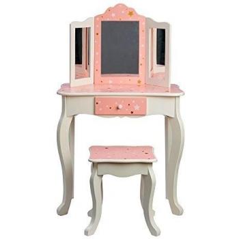 Fantasy Fields Twinkle Star Gisele Play Vanity Set - Pink/White, Ages 3+, Unisex
