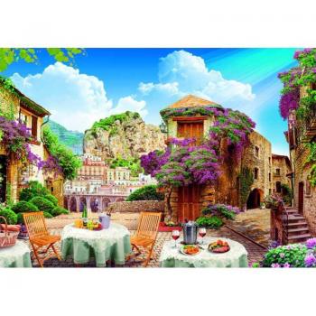 CLEMENTONI - Puzzle de 1500 piezas Vista Italiana Pueblo Mediterráneo