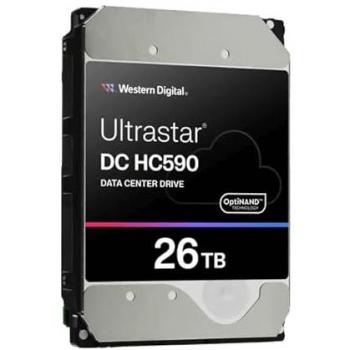 WD Ultrastar DC HC590 26TB CMR Internal Hard Drive - 3.5 SATA 6Gb/s 7200 RPM with TCG Encryption