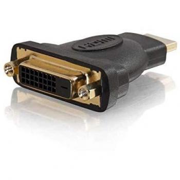 C2G 80348 adaptador de cable HDMI DVI-I Negro