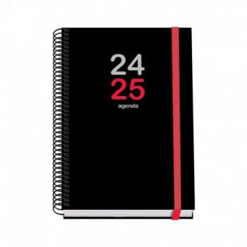 Agenda escolar Dohe Elite A5 - Semana Vista - Negro