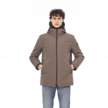 Baldinini Trend Beige Polyester Jacket - XL