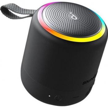 Altavoz Bluetooth Soundcore Mini 3 Pro con Luces LED RGB, Resistente al Agua - Negro