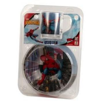 Luminarc Set 3 Piezas Desayuno Modelo Spiderman Street Fights