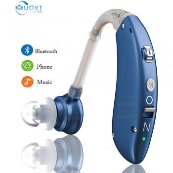 Audífono Digital Inalámbrico con Bluetooth y Amplificador de Sonido para Sordos y Ancianos