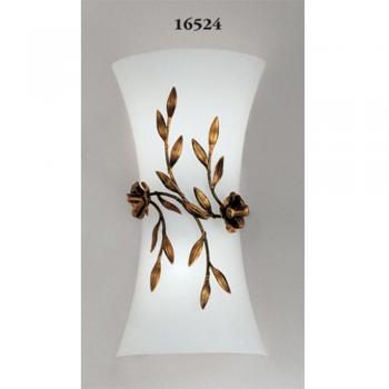 Lámpara de pared Kögl Rose con pantalla de vidrio