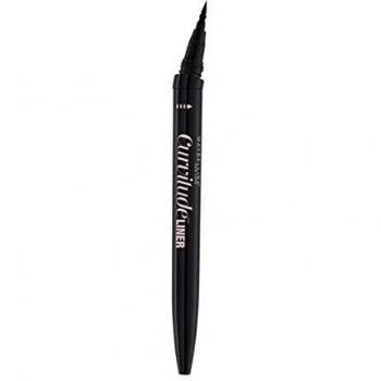 Maybelline New York - Eyeliner Curvitude Liner, Tono 01 Negro