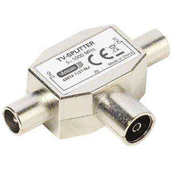 Vivanco 43074 - Cable coaxial, plata
