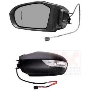 Espejo retrovisor VAN WEZEL 3017819, tipo: espejo retrovisor, características: diseño específico para vehículos, fácil instalación, ajuste manual o eléctrico (dependiendo del modelo), cristal de alta calidad, cumple con normativas de