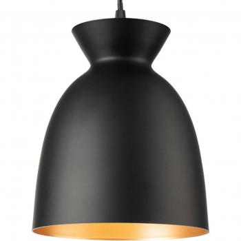 Lámpara colgante Maisie Negro 1 bombilla 20cm