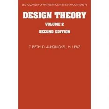 Teoría del Diseño: Volumen 2 (Enciclopedia de Matemáticas y sus Aplicaciones, Tomo 78) - Tapa Dura