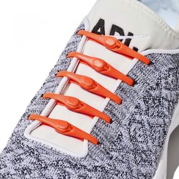 Hickies Cordones Elásticos No-Tie 2.0 Performance - Naranja