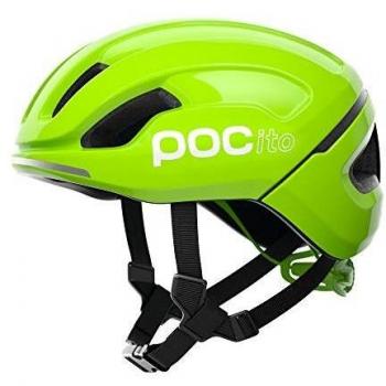 POC POCito Omne SPIN Casco Ciclismo Unisex Adulto, Multicolor Fluorescent Yellow/Green, XSM