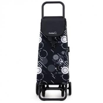 Carro de Compra Garmol 218 Galaxy G5 con Bolsa Trasera, 4 Ruedas, Capacidad de 55 Litros en Color Blanco