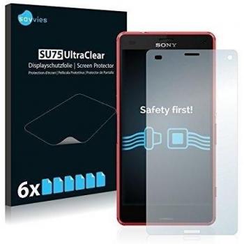 savvies Protector Pantalla Compatible con Sony Xperia Z3 Compact