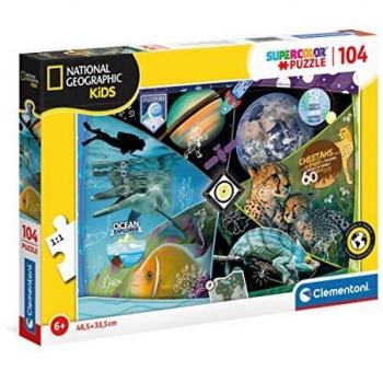 Puzzle Clementoni 104 Piezas National Geographic - Explorador en Entrenamiento