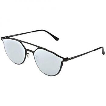 Italia Independent I-I MOD 0256 Thin Metal Black Men's Sunglasses 56mm