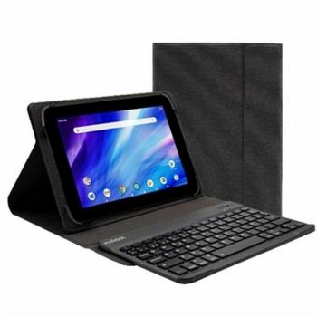 Teclado Funda Nilox NXKB01 - Cierre Magnético - Negro - Poliéster para Tablet 9.7´´-10.5´´